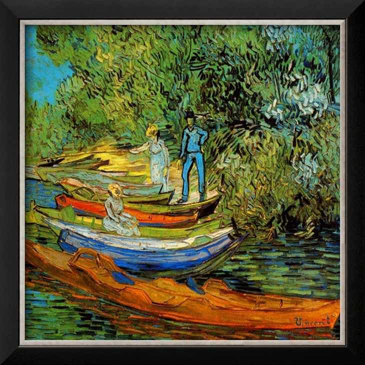 Les Bords De L Oise A Auvers By Vincent Van Gogh